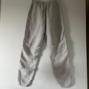 OSKA trouser wide tapered leg size 1 light heather grey color